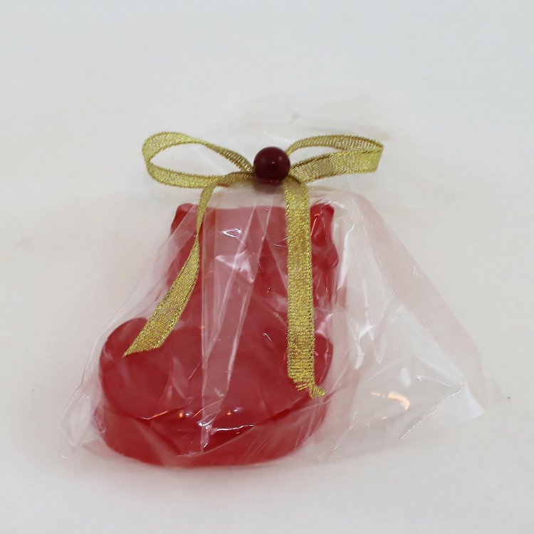 Χριστουγεννιάτικo σαπούνι Μπότα με άρωμα Πούδρα (Κόκκινο)